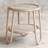 SLH House Lorraine Rattan Side Table