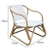 SLH House Sonya Rattan Outdoor Lounge Chair