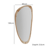 SLH House Venera Teak Wood Wall Mirror