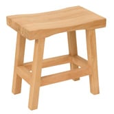 SLH House Hina Sungkai Wood Accent Stool