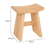 SLH House Yori Sungkai Wood Accent Stool