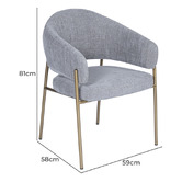 SLH House Oonagh Upholstered Dining Chair