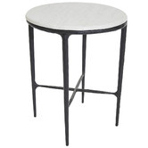 Rexington Home Heston Marble Side Table