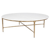 Rexington Home Heston Marble-Top Coffee Table