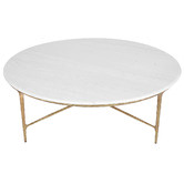 Rexington Home Heston Marble-Top Coffee Table