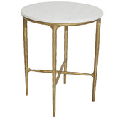 Rexington Home Heston Marble Side Table