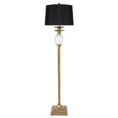Rexington Home Langley Glass Pineapple Floor Lamp