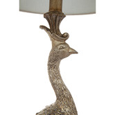 Rexington Home Peacock Resin Table Lamp