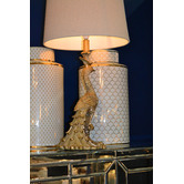 Rexington Home Peacock Resin Table Lamp