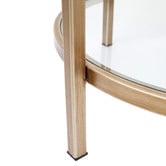 Rexington Home Charlotte Round Glass-Top Side Table