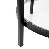 Rexington Home Charlotte Round Glass-Top Side Table