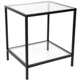 Rexington Home Charlotte Glass-Top Side Table