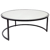 Rexington Home 2 Piece Stella Mirror-Top Nesting Coffee Table Set