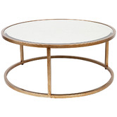 Rexington Home 2 Piece Stella Mirror-Top Nesting Coffee Table Set