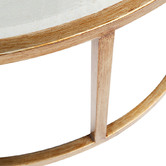Rexington Home 2 Piece Stella Mirror-Top Nesting Coffee Table Set