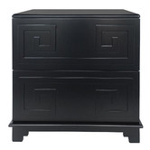 Rexington Home Black Germaine Bedside Table