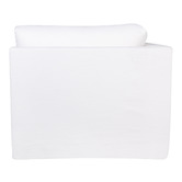 Rexington Home White Cayman Linen-Blend Slipcover Corner Chair