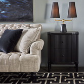 Rexington Home Ribbed Anya Bedside Table