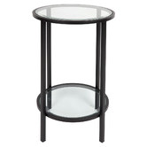 Rexington Home Martin Iron &amp; Glass Side Table