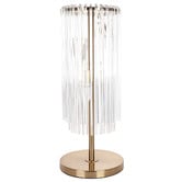 Rexington Home Davison Glass 3 Light Table Lamp