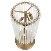 Rexington Home Davison Glass 3 Light Table Lamp