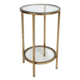 Rexington Home Martin Iron &amp; Glass Side Table