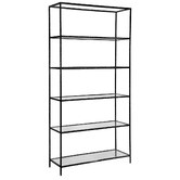 Zayden Metal & Glass Shelving Unit | Temple & Webster