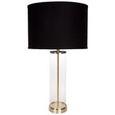 Rexington Home Nanga Stainless Steel &amp; Glass Table Lamp