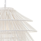Rexington Home Ossa Iron &amp; Paper Rope Pendant Light