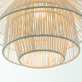 Rexington Home Ossa Iron &amp; Paper Rope Pendant Light