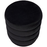 Rexington Home Elbert Velvet Footstool