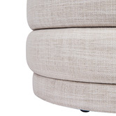 Rexington Home Off-White Elbert Footstool