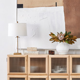 Rexington Home Ziya Glass Linen Table Lamp