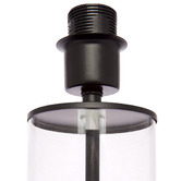 Rexington Home Payne Glass &amp; Metal Linen Table Lamp