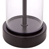 Rexington Home Payne Glass &amp; Metal Linen Table Lamp