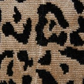 Rexington Home Evelyn Leopard Chenille Velvet Accent Stool