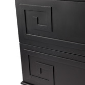 Rexington Home Black Germaine Bedside Table