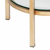 Rexington Home Martin Iron &amp; Glass Side Table