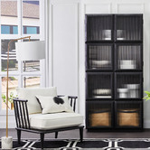 Rexington Home Byrne Iron &amp; Marble Floor Lamp