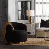 Rexington Home Black Boyd Wall Mirror