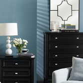 Rexington Home Black Boyd Wall Mirror
