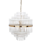Rexington Home Brass Lawrence Glass Pendant Light