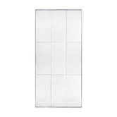 Rexington Home Black Beluga Panelled Floor Mirror