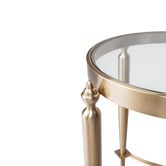 Rexington Home Considine Glass-Top Side Table