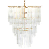 Rexington Home Ziya 3 Tier Crystal Pendant