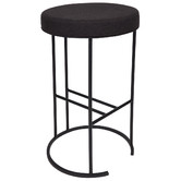 Rexington Home 65cm Westley Linen-Blend Kitchen Stool