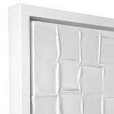 Rexington Home Mosaic Blanco Framed Canvas Wall Art