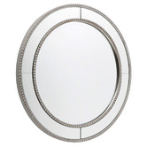 Rexington Home Round Antique Silver Zeta Wall Mirror