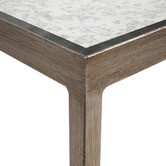 Rexington Home Antique Gold Dorian Glass-Top Console Table