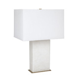 Rexington Home Alexandria White Alabaster Table Lamp